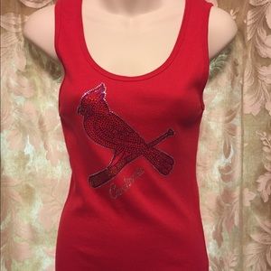 St. Louis Cardinal Rhinestone Tank